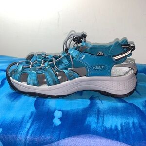 Keen Teal and Gray Outdoor Sandals